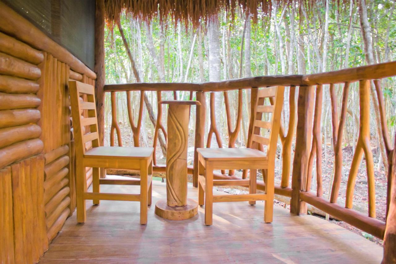 Cabaña con vistas al jardín