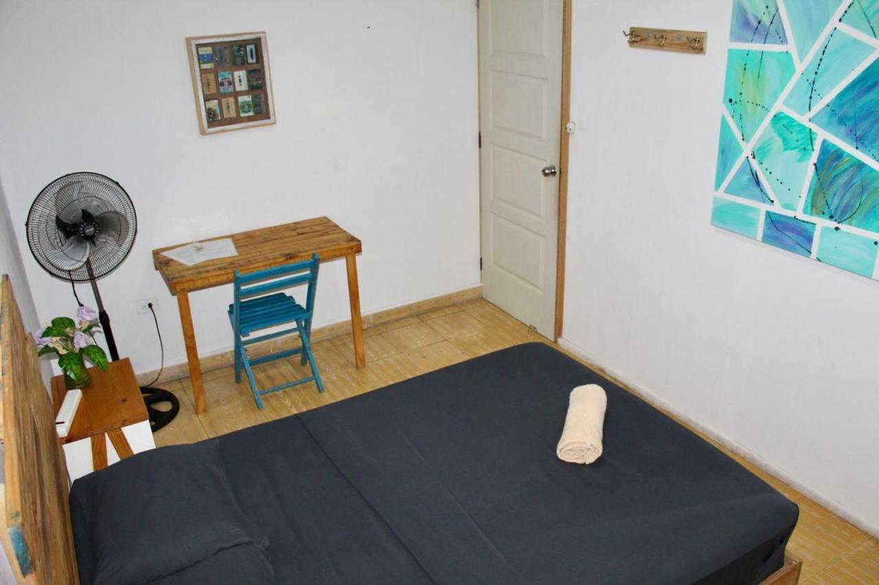 Double room with fans and shared bathroom