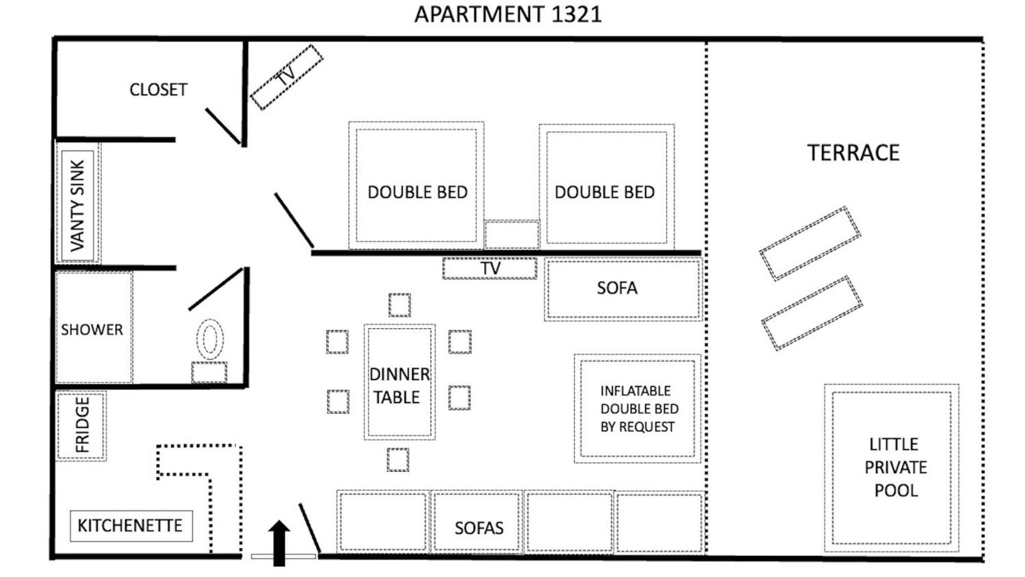Apartamento com Vista do Mar