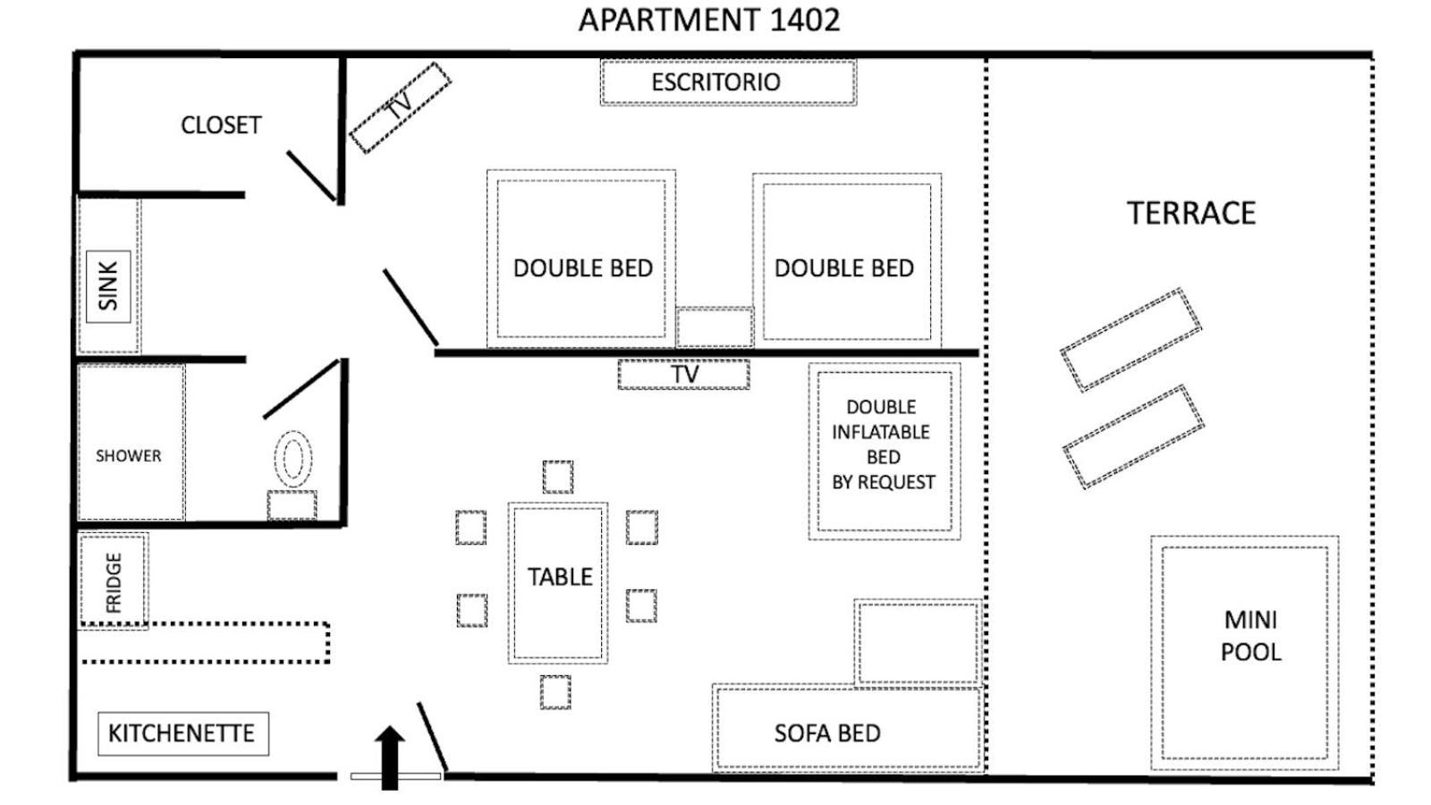 Apartamento com Terraço