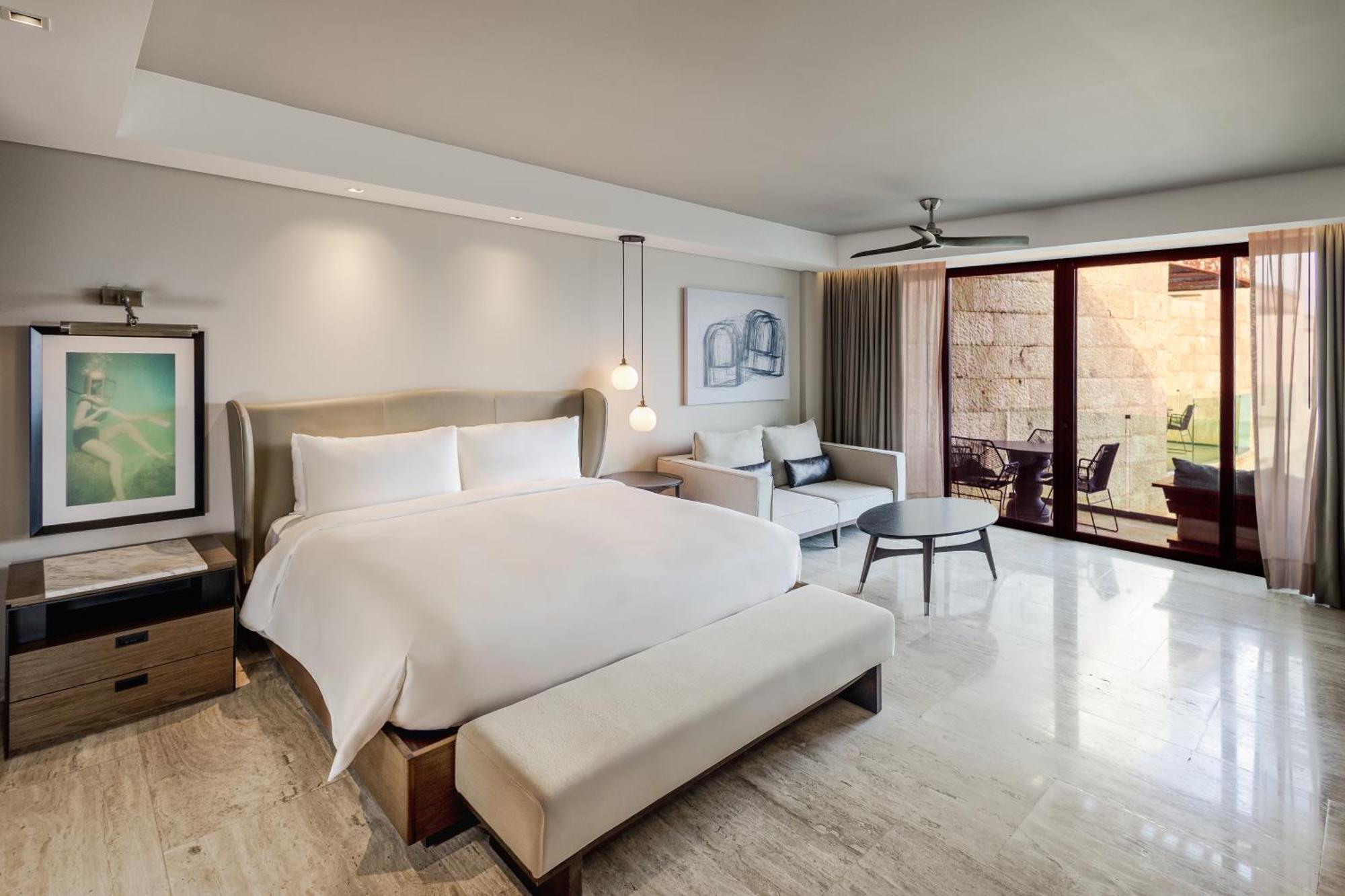Chambre Lit King-Size avec 1 Lit King-Size et Front de Mer Partiel - Beach House