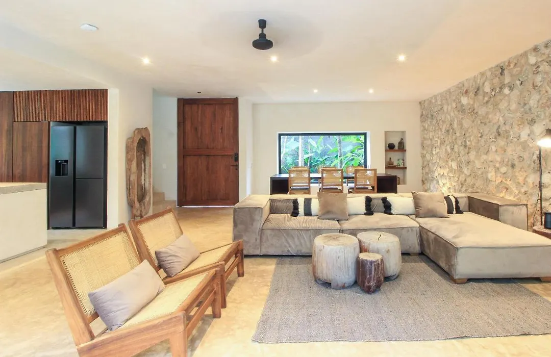 Elegant Boho Style Villa Jungle Views In Rooftop Deck & Outstanding Raw Pool In Holistika-1