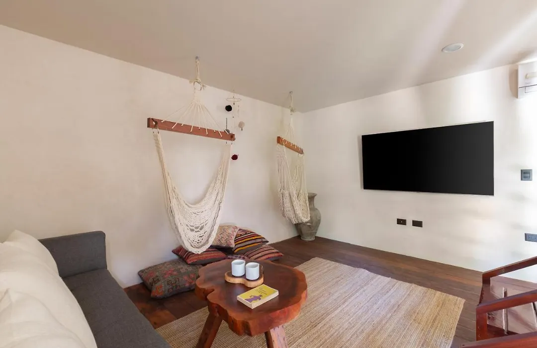 Unique Tuluminatti Style Apartment With Swing Hammocks And Plunge Pool In Most Exclusive Gated Community In Aldea Zama-1