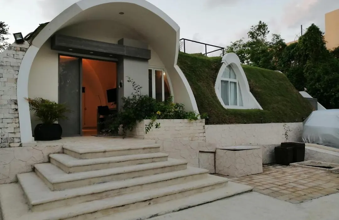 Casa Ecologica En Puerto Morelos, Qr-1