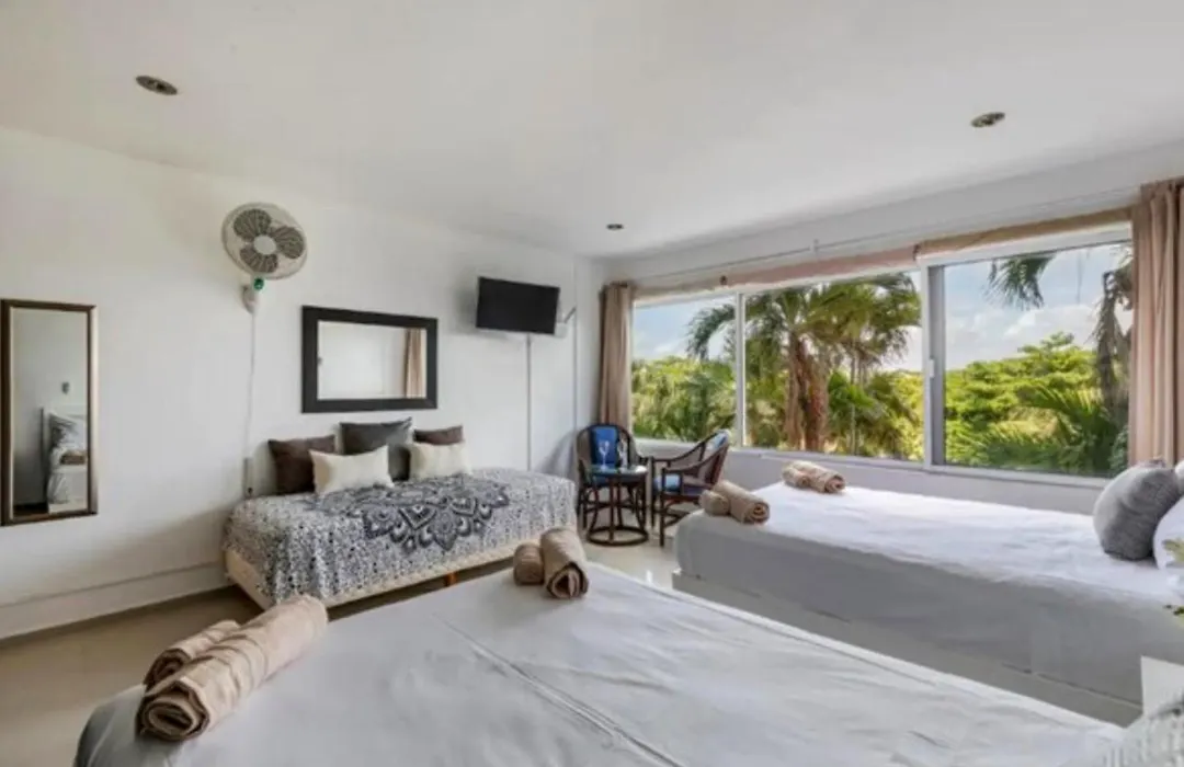 Apartamento Vacacional Frente Al Mar Con Piscina En Cancun-1