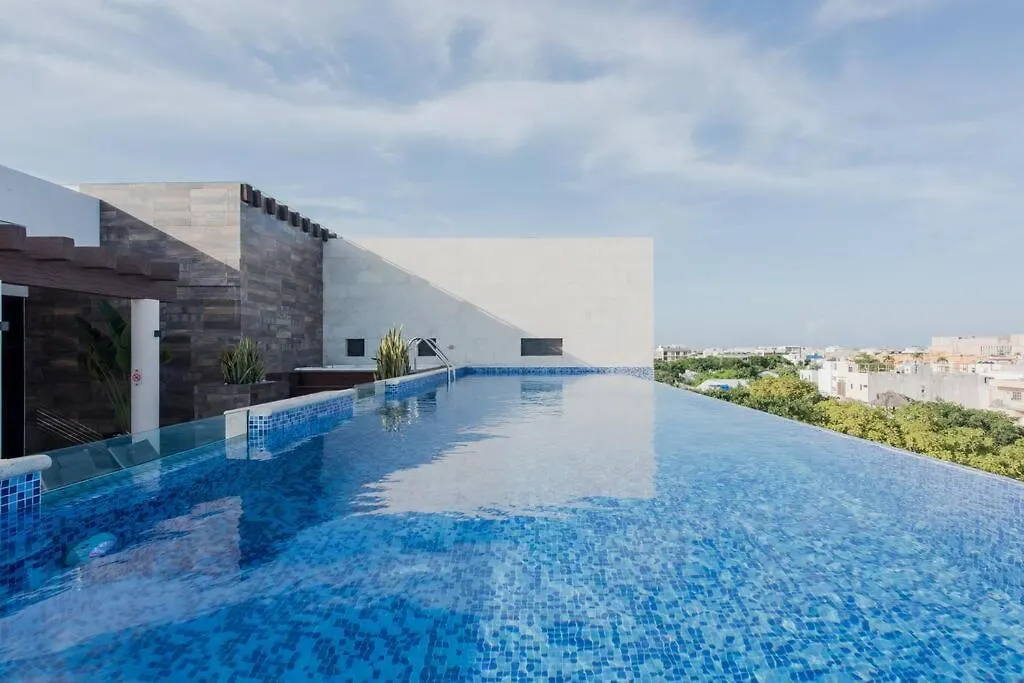 Onebr W Balcony Or Small Studio In Playa Del Carmen, Bbq, Pool Infinite, Whirlpool, Ac, Tv Smart, 200Mb-1