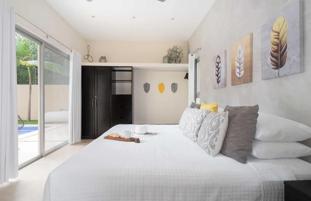 Tulum Private Modern Villa-Pool Beds-Ac-Internet-Parking-Grill-1