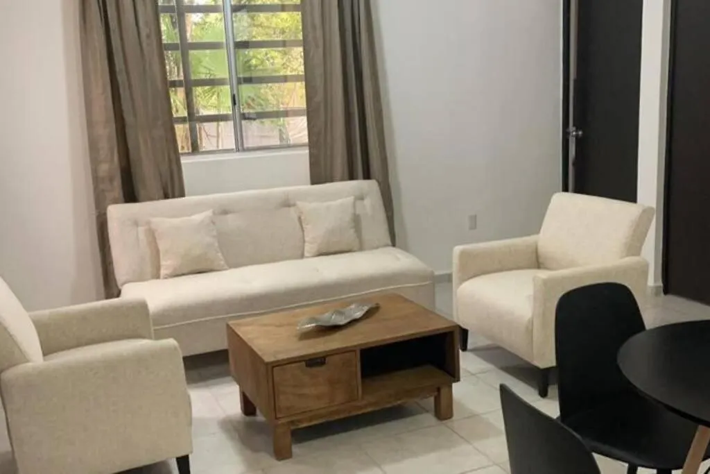 Lindo Departamento En Privada Residencial! En Puerto Morelos-1