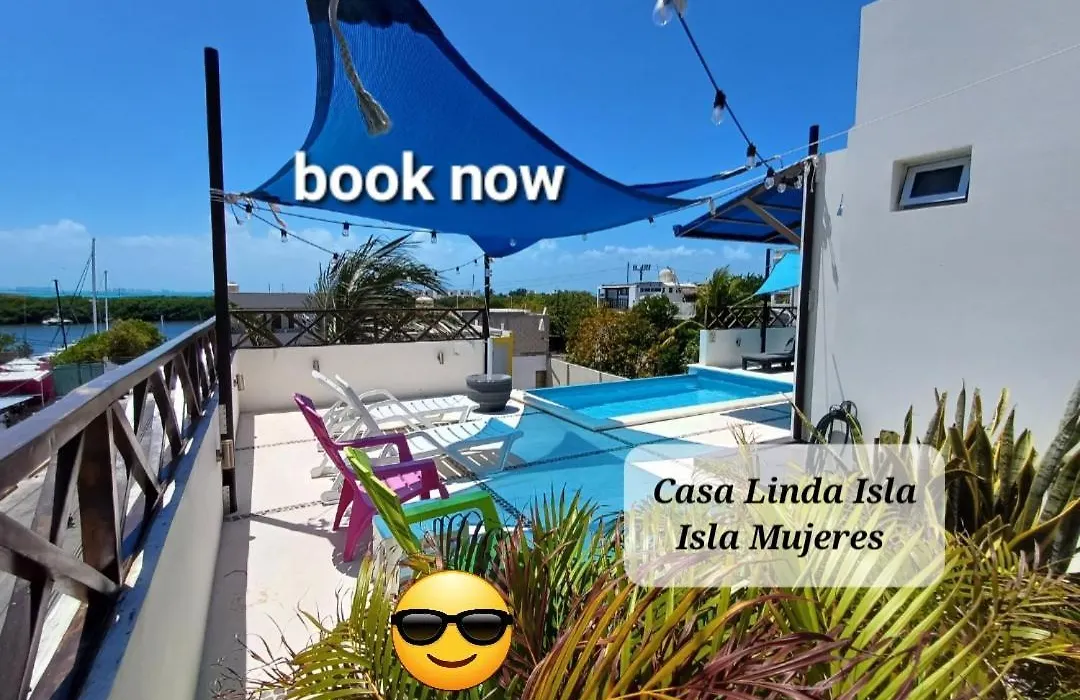 Casa Linda Isla-Flamingo-Shared Pool-1