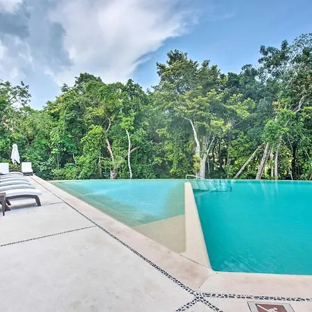 Penthouse With Infinity Pool And Golf Course In Akumal-3