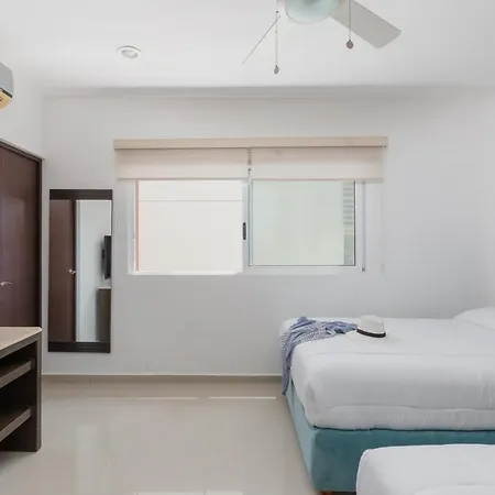 Phenomenal Combo Of 2 Separate Ph 1 In Playa Del Carmen With Private Jacuzzi, Chic Amenities, Gym And 2 Rooftops-2