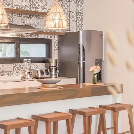 Lovely & Boho-Style 2Br Apartment Aldea Zama Insta-Worthy Pool, Uncovered Patio & Terrace-3