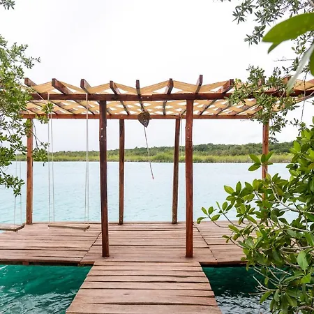 Mia Bacalar Pool Bikes & Kayaks @ 7 Color Lagoon-3