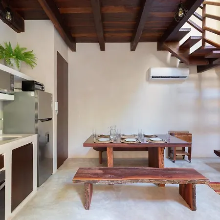 Unique Tuluminatti Style Apartment With Swing Hammocks And Plunge Pool In Most Exclusive Gated Community In Aldea Zama-2