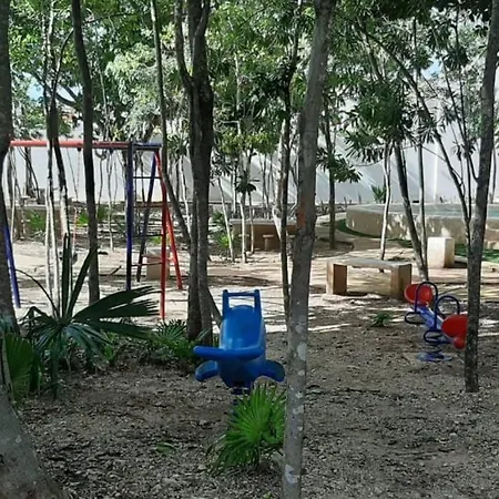Departamento Residencial Con Alberca Cancun-2