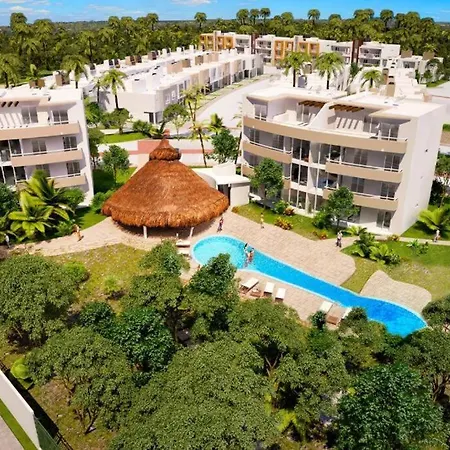 Hermoso Departamento Con Alberca Entre Mar Y Cenotes-3