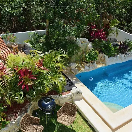 Amazing Villa Inside Tulum Country Club Akumal-3