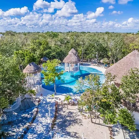 Relaxing Comfortable Jungle View Eklum Villa Rivera Maya Puerto Morelos Pool Ac Gym Gated Community-3