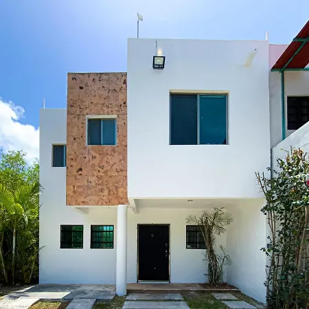 Villa Selvatica Con Piscina En Playa Del Carmen-2