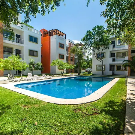 Cancun Airport Condo Hotel Apartment With Pool And Security-3