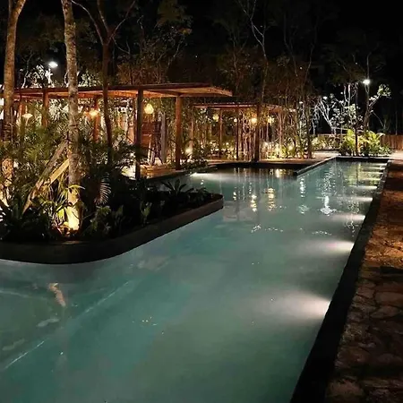 Luxury House With 2 Pools , 3 Bds,Jungle Style Tulum-2