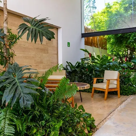 Big Studio At Kaab By The Beach With Roof Top Pool Near Paseo Del Carmen Mall-3