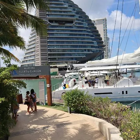 Exclusivo Alojamiento En Marina Puerto Cancun - Marina405 --2