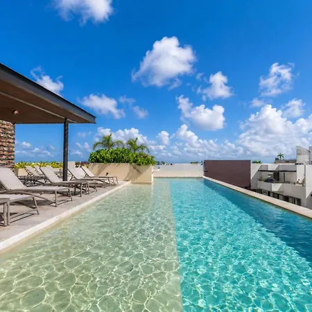 'Syrena Luxury Caribbean' Heart Of Playa Del Carmen - Fast Wi-Fi - Sea Views-3