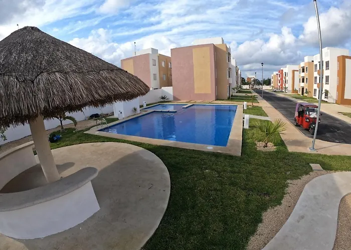 Departamento Equipado Apartamento Cancún que aceita animais de estimação
