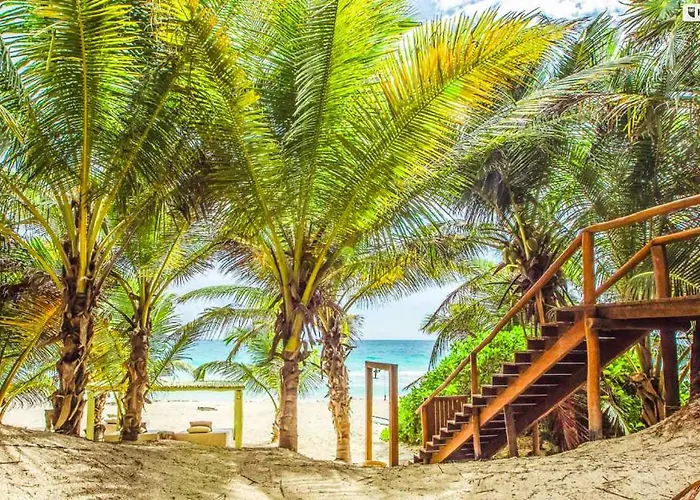 All-Inclusive Beachfront Villa In Sian Kaan-5 Tulum privato