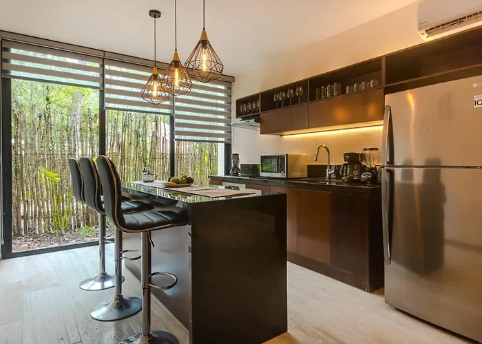 Beautiful Bungalos Luxury Apartment By Lockey In Gated Community At Aldea Zama Tulum