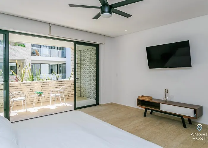 Beautifully Minimalistic Studio Wrapped In Nature By Stella Rentals Tulum