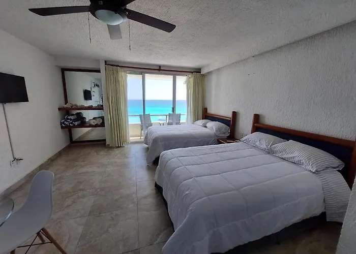 Departamento Cielo Ocen View En Condominios Solymar Cancún