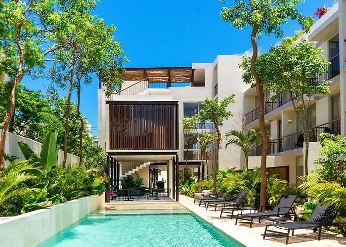 Peaceful 1Br In Veleta, Pool & Balcony - A203 Tulum admite animales