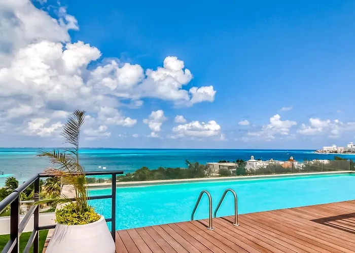 Azurro Corner Takh 503 One Bedroom Cancún aceita animais de estimação