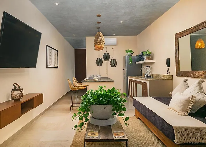 Premium Studio With Direct Pool Access Near Calle 7 Tulum