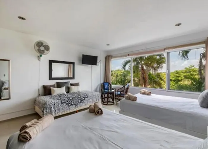 Apartamento Vacacional Frente Al Mar Con Piscina En Cancún