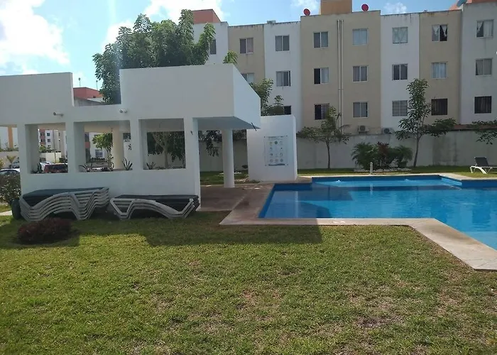Departamento En Condominio, Con Alberca Playa del Carmen que aceita animais de estimação
