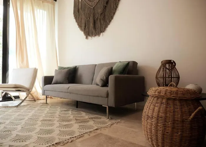 Huisdiervriedelijke 201 Amena Close To Sea Cozy 1Br Apt 30Mb Wifi & Gym Tulum Pueblo