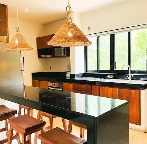 Huisdiervriedelijke Departamento Con 2 Recamaras, Terraza Y Jacuzzi Privado Appartement Tulum Pueblo