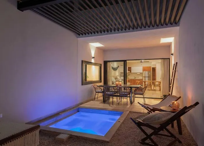 Premium Apartment W/Private Pool & Garden - 4 Pax Tulum