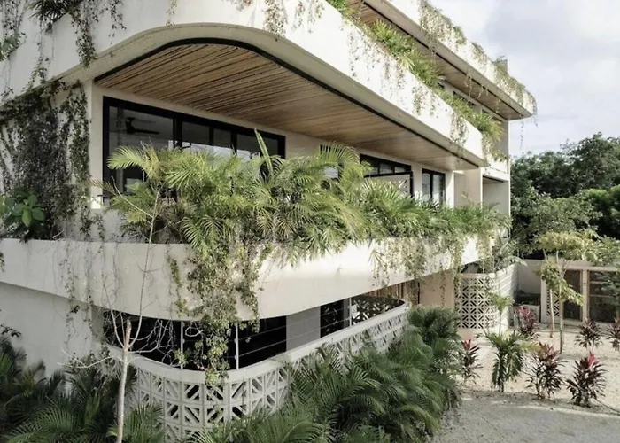 Luminous Studio With Rooftop Pool Amidst Nature Tulum que aceita animais de estimação