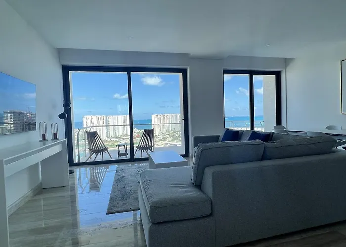 Mc 1802 Amazing Ocean View 2Br Apartment Cancún