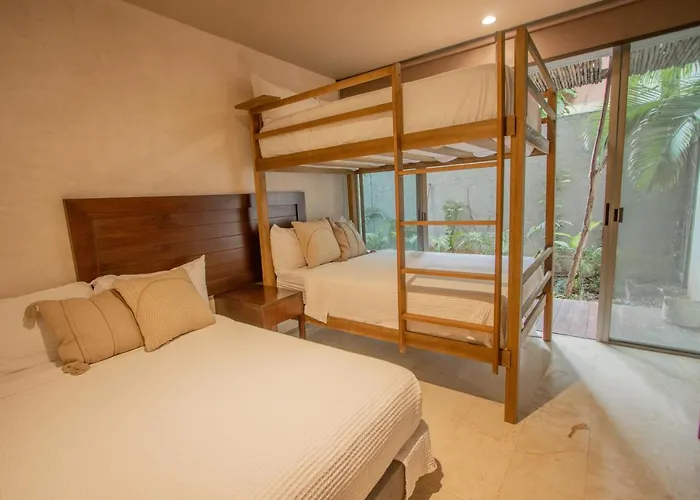 Ideal 4 Groups Aldeazama 2Br 10Pax Apt Papaya Playa Tulum