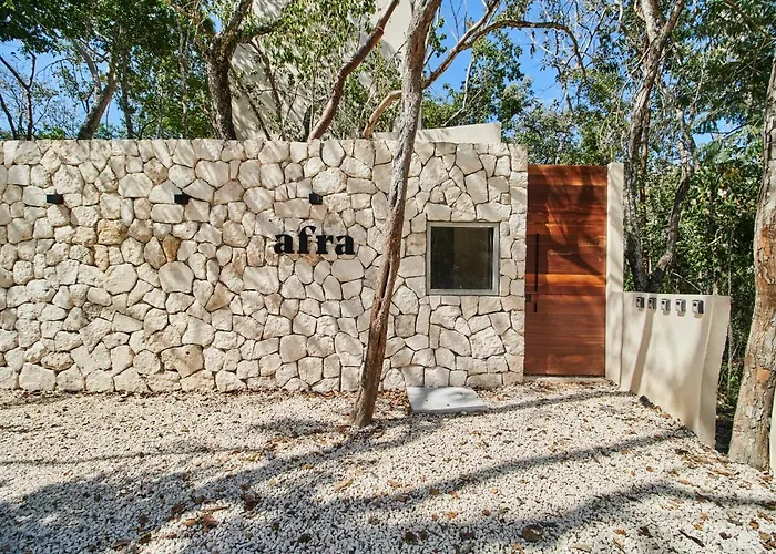 Afra 5 Jungle House With Pool Apartamento Tulum que aceita animais de estimação