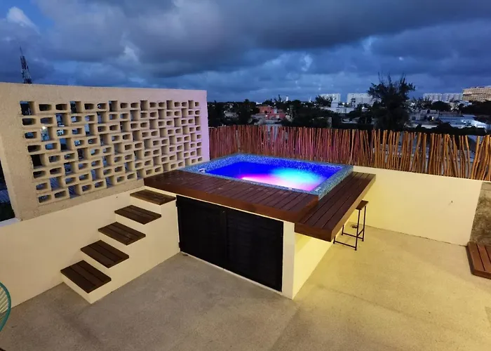 Increible Departamento #5 Apartamento Cancún aceita animais de estimação