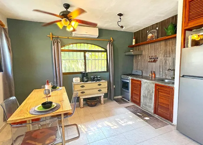 Kingsize Condo Bambu Beachside Puerto Morelos admite animales