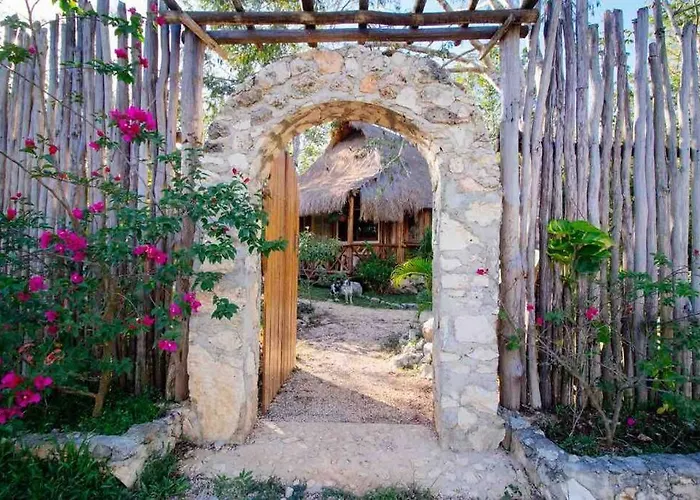 Selvaluna cabaña eco-chic Tulum admite animales