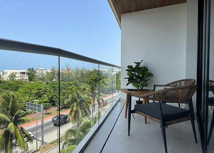 Pet friendly Ocean View Cancun Apartment