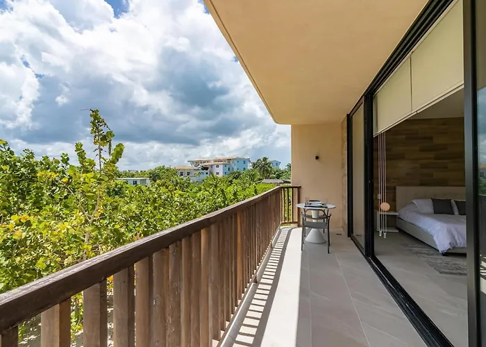Pet friendly Pool View Loft Steps From The Ocean In Punta Cocos - C101 Hotel Isla Holbox
